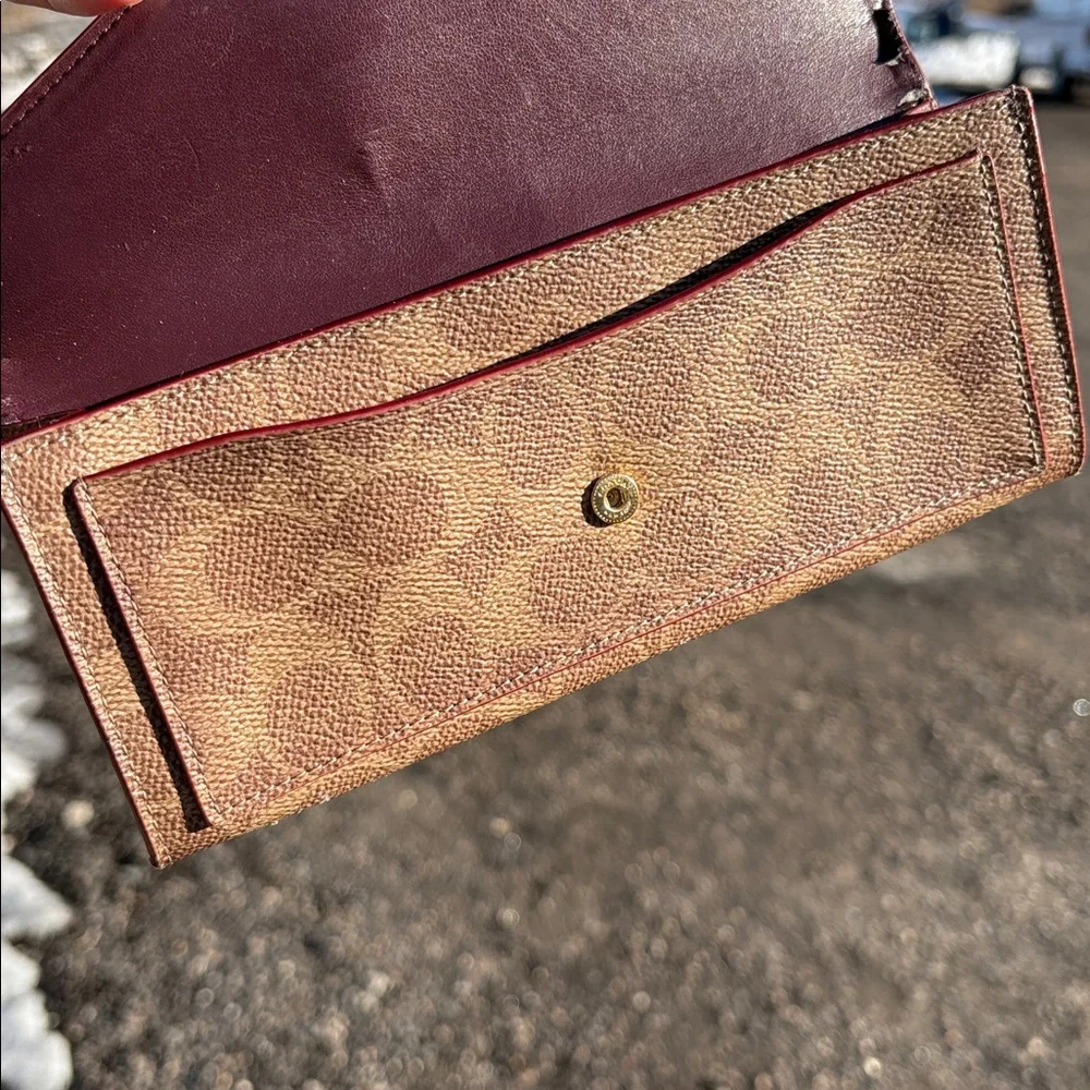 Coach Signature C Long Wallet REHAB WALLET WITH CALLOUTS - Picture 8 of 16